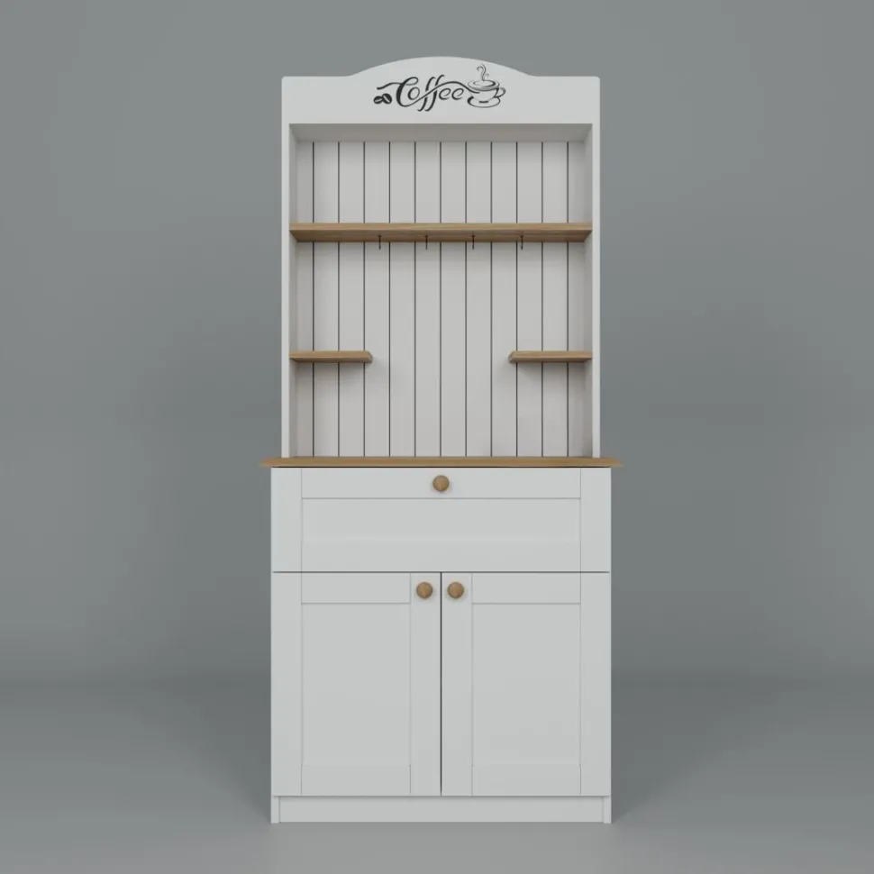 Aamiaiskaappi/kahvipiste Linento Furniture Lucas 7