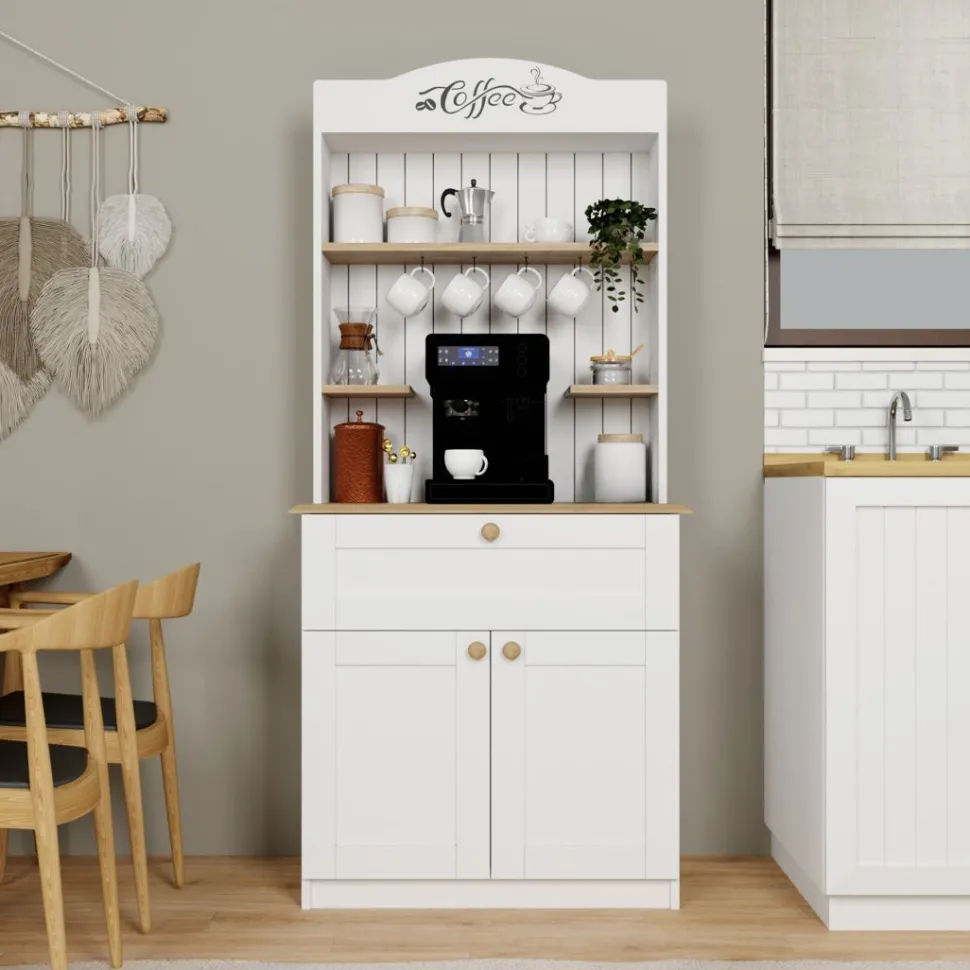 Aamiaiskaappi/kahvipiste Linento Furniture Lucas 7