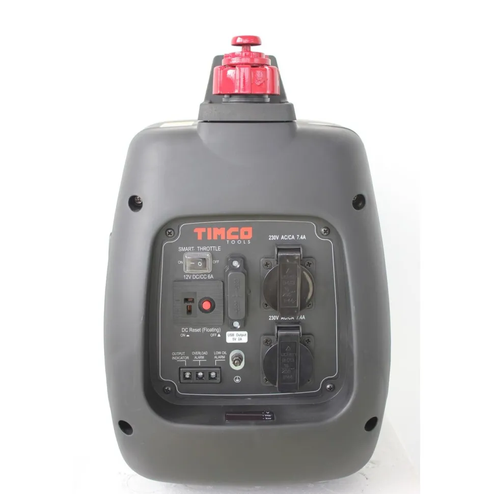 Aggregaatti Timco 2000i Dual Fuel, sis. 2 USB-liitäntää