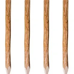 Aidanseipäät 4kpl pähkinäpuu 120cm