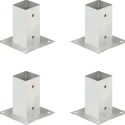 Aitatolpan jalat 4kpl galvanoitu 71mm