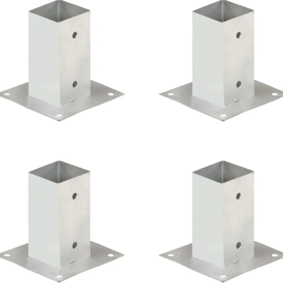 Aitatolpan jalat 4kpl galvanoitu 71mm