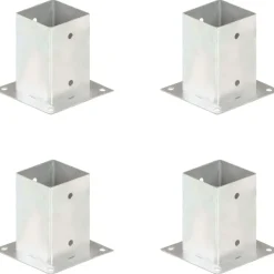 Aitatolpan jalat 4kpl galvanoitu 91mm