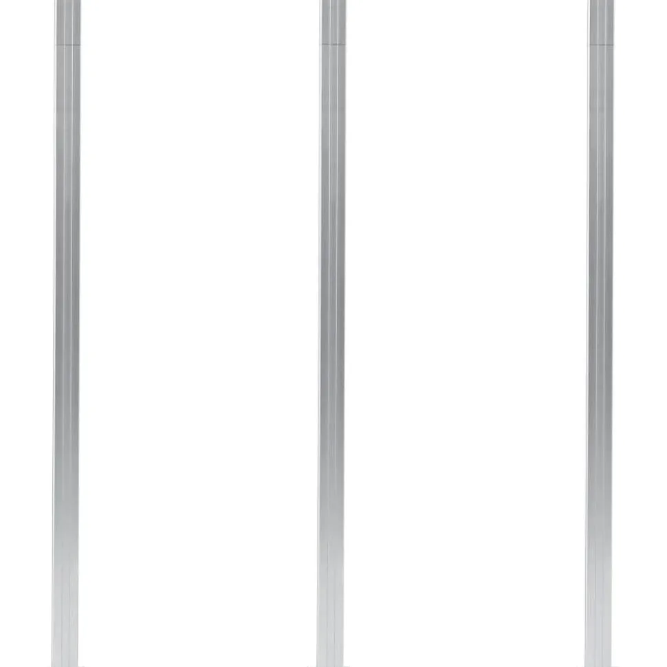 Aitatolpat 3kpl alumiini 185cm