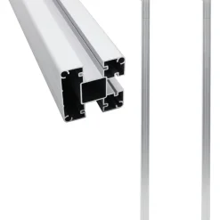 Aitatolpat 2kpl alumiini 185cm