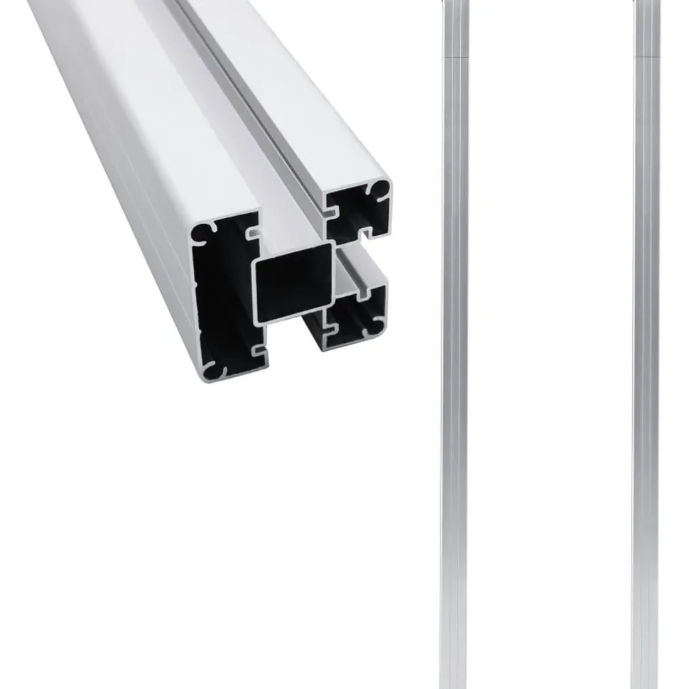 Aitatolpat 2kpl alumiini 185cm