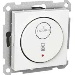 Ajastin elektroninen 15 min-8 h 1-napainen 10A valkoinen Exxact