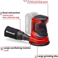 Akkuepäkeskohiomakone Einhell TE-RS 18 Li Solo 18 V
