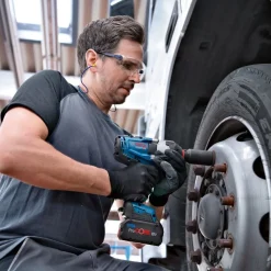 Akkuiskumutterinväännin Bosch Professional GDS 18V-1000 BiTurbo Solo 18V ilman akkua + L-Boxx