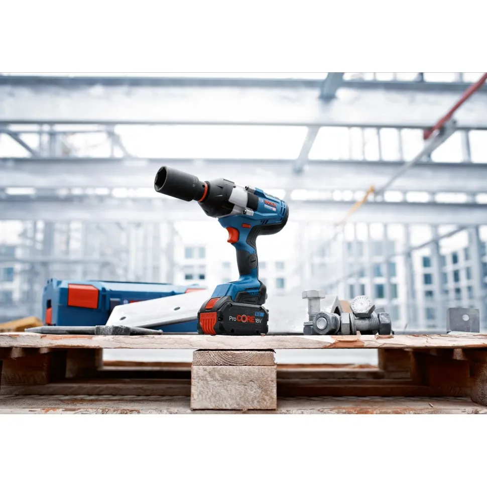 Akkuiskumutterinväännin Bosch Professional GDS 18V-1000 C Solo 18V ilman akkua