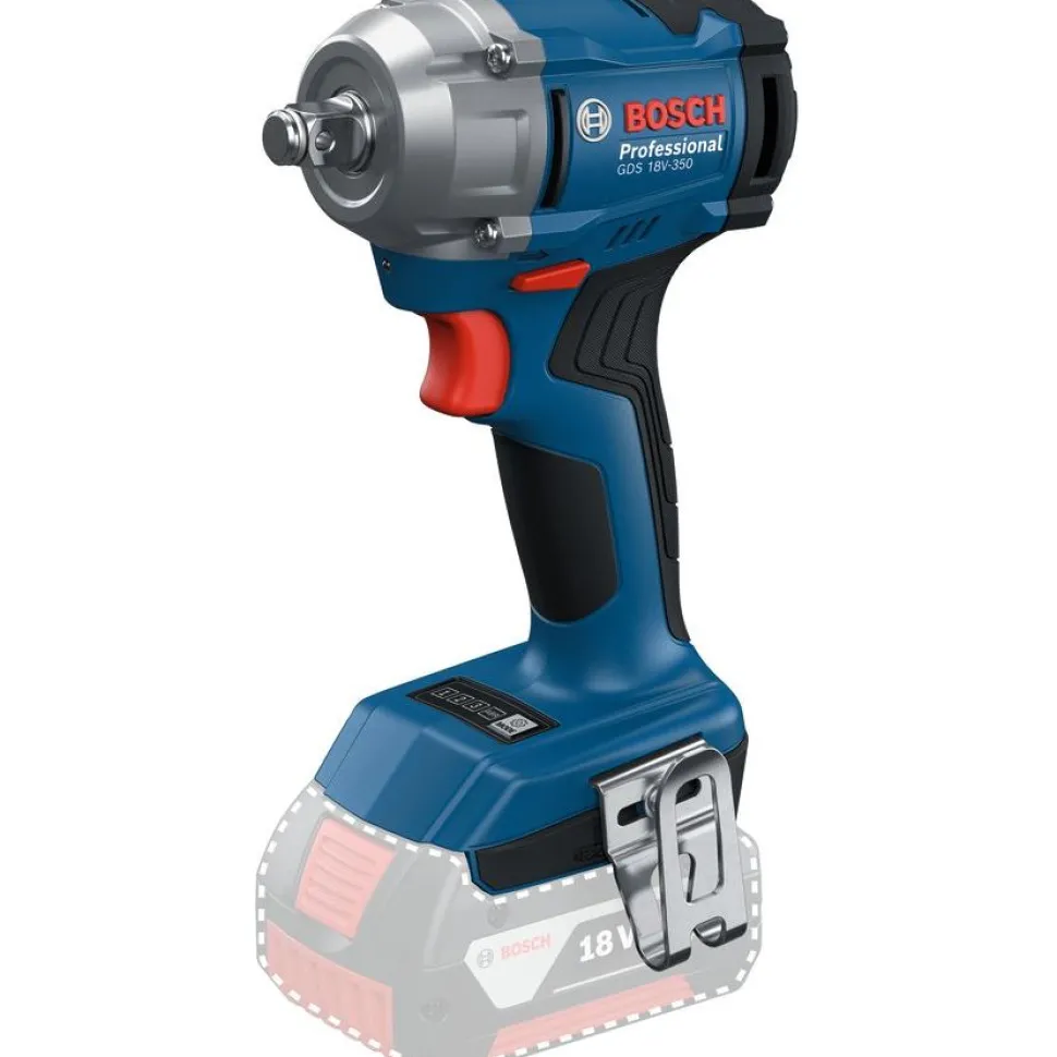 Akkuiskumutterinväännin Bosch Professional GDS 18V-350 Solo 18V ilman akkua
