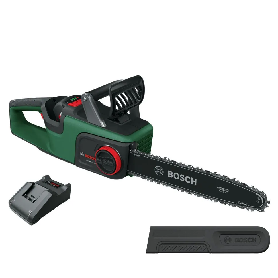 Akkuketjusaha Bosch AdvancedChain 36V-35-30 2,0 Ah akulla