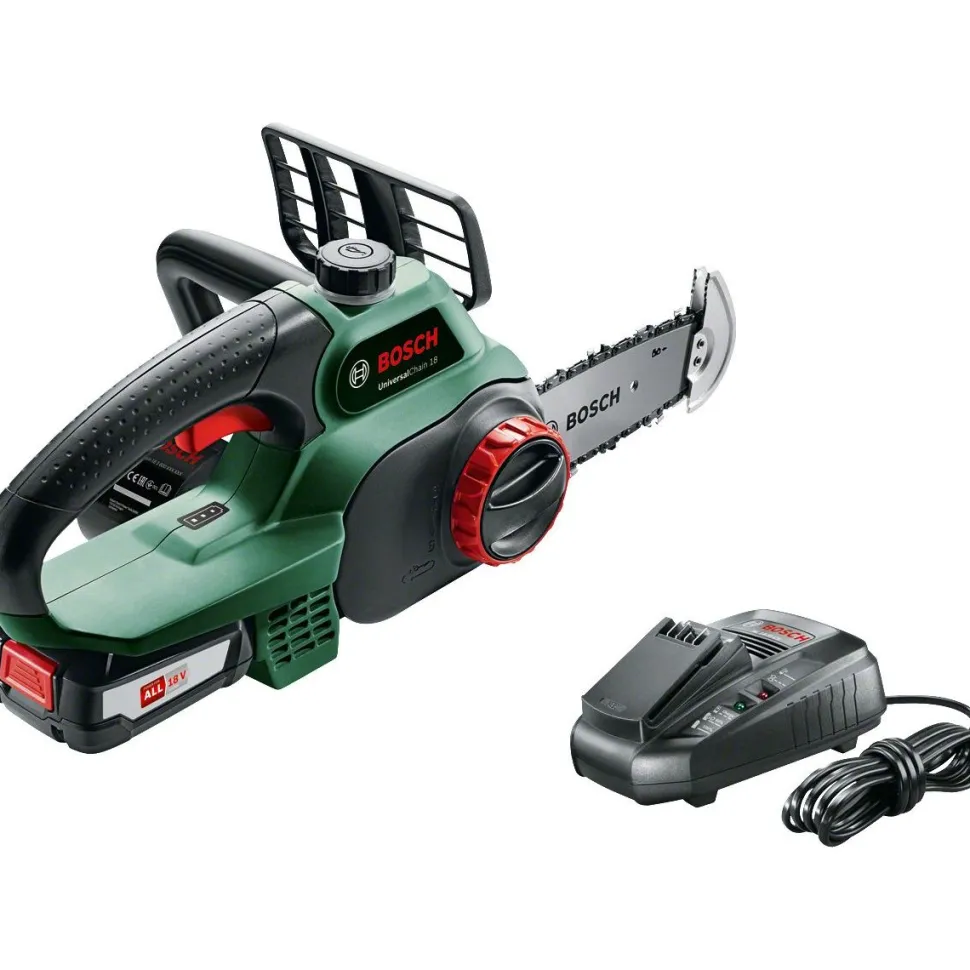 Akkuketjusaha Bosch UniversalChain 18 8" 18V 2,5 Ah akulla