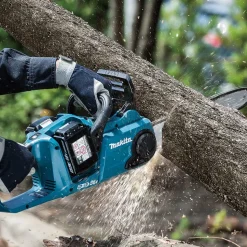 Akkuketjusaha Makita LXT DUC353PG2 14" 2x18V 2x6,0 Ah akuilla