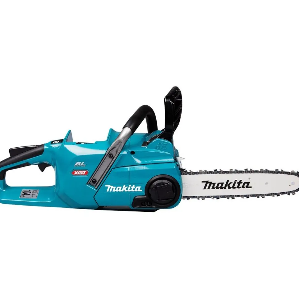 Akkuketjusaha Makita XGT UC014GT101 12" 40V 5,0 Ah akulla