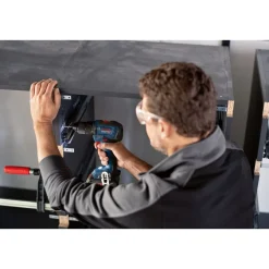 Akkukonesarja Bosch Professional GDR 18V-200 + GSR 18V-55, 2x4,0 Ah akuilla + L-Case