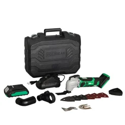 Akkukonesarja Voltgear Plus 20V 9 osaa 4,0+2,0 Ah akuilla