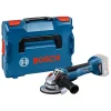 Akkukulmahiomakone Bosch Professional GWS 18V-10 P Solo 18V ilman akkua + L-Boxx
