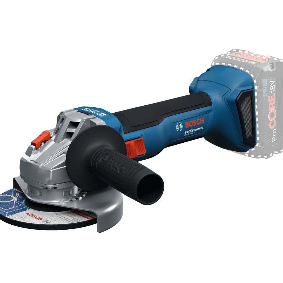Akkukulmahiomakone Bosch Professional GWS 18V-8 Solo 18V ilman akkua