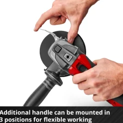 Akkukulmahiomakone Einhell Power X-Change TE-AG 18 Li Solo 18V ilman akkua