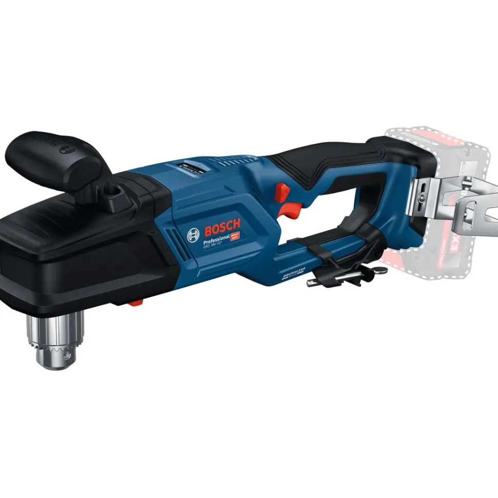 Akkukulmaporakone Bosch Professional GRD 18V-127 Solo 18V ilman akkua