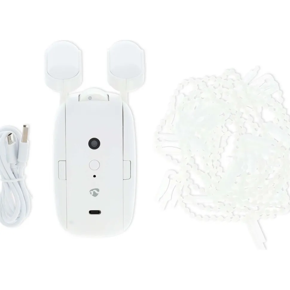 Akkukäyttöinen verhomoottori Nedis BTMC10WT1PC SmartLife Bluetooth, verhotanko