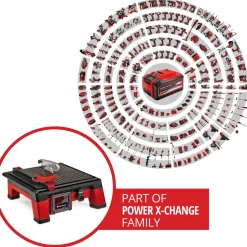 Akkulaattaleikkuri Einhell PXC TE-TC 18/115 Li-Solo 18V ilman akkua