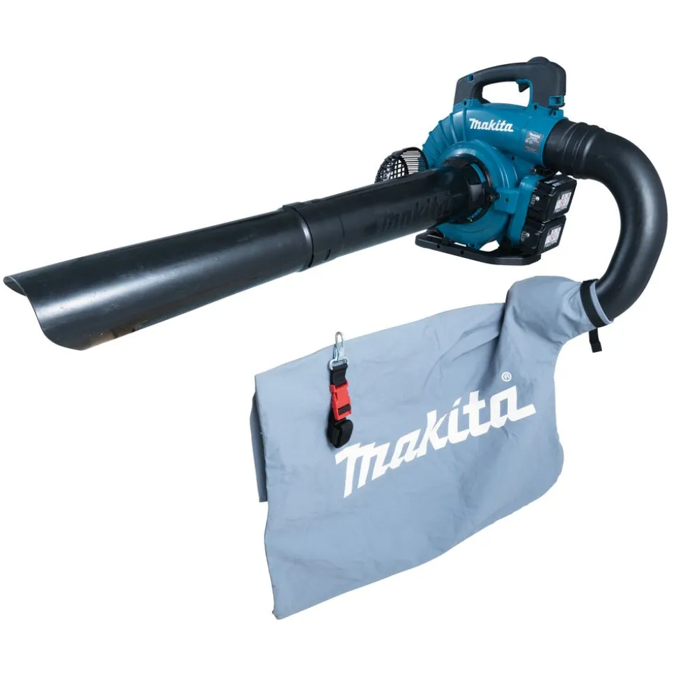 Akkulehtipuhallin/imuri Makita LXT DUB363ZV silppurillla 2x18V ilman akkuja