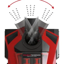 Akkulumilinko Einhell Power X-Change GP-ST 36/53 Li E BL Kit 2x18V 4x5,2 Ah akuilla