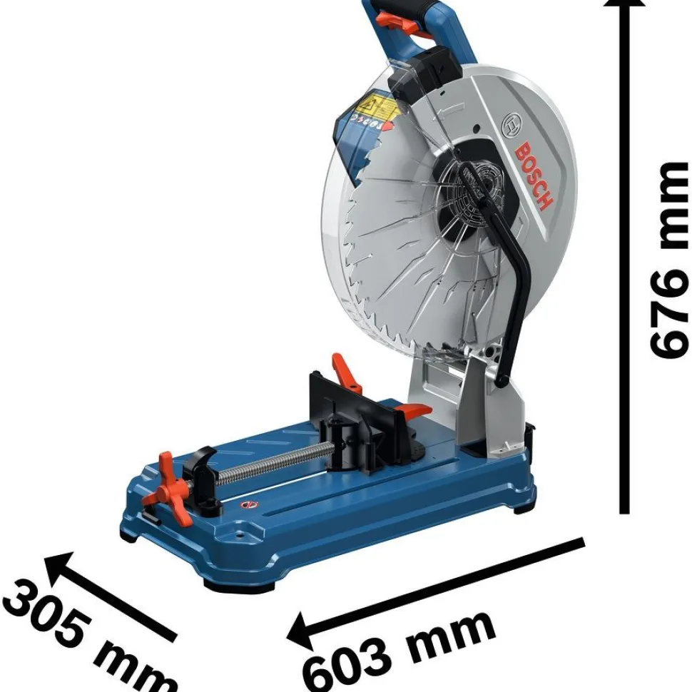 Akkumetallinkatkaisusaha Bosch Professional GCD 18V-355 Solo 18V ilman akkua