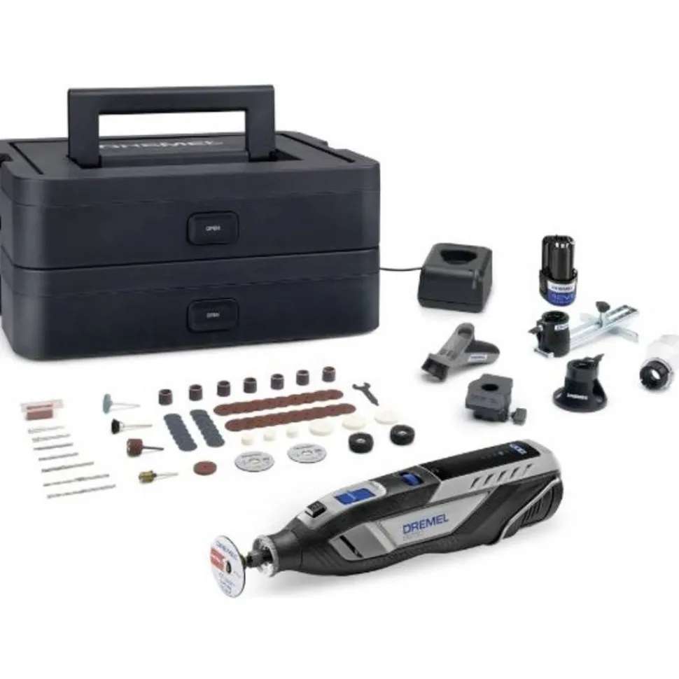Akkumonitoimityökalu Dremel 8250-5/65 12V 2x2,0 Ah akuilla