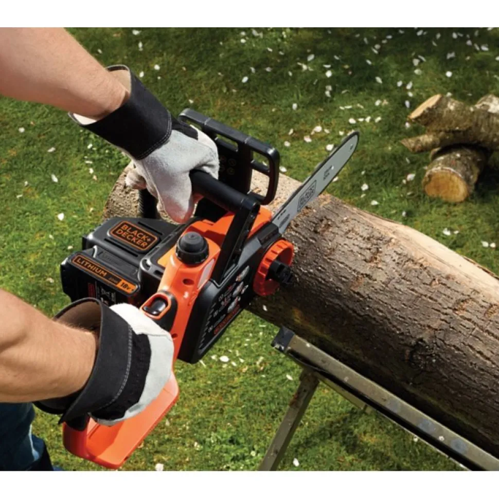 Akkumoottorisaha Black+Decker GKC1825L20 18V 2,0 Ah akulla
