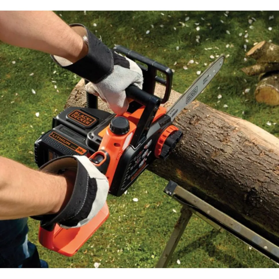 Akkumoottorisaha Black+Decker GKC3630L20 36V 2,0 Ah akulla
