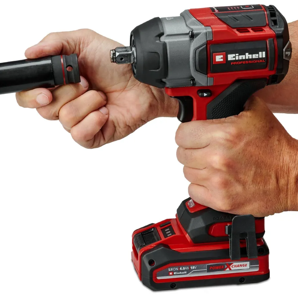 Akkumutterinväännin Einhell Professional PXC TP-CW 18/750-C Li BL Solo 18V ilman akkua