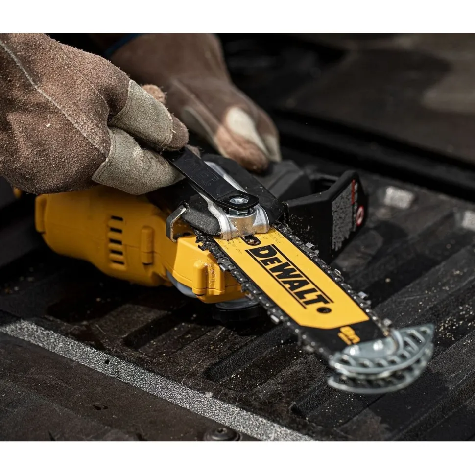 Akkuoksasaha DeWalt XR DCMPS520P1-QW 20 cm 18V 5,0 Ah akulla