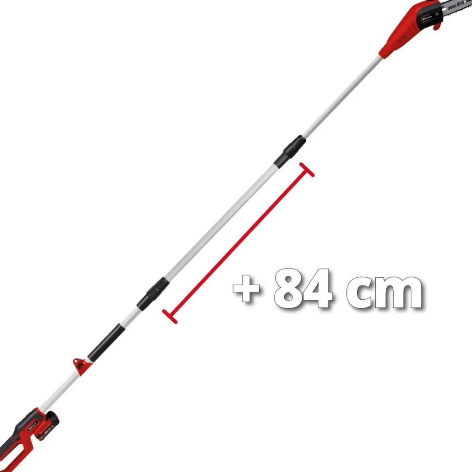 Akkuoksasaha Einhell Power X-Change GC-LC 18/20 Li T-Solo jatkovarrella 18V ilman akkua