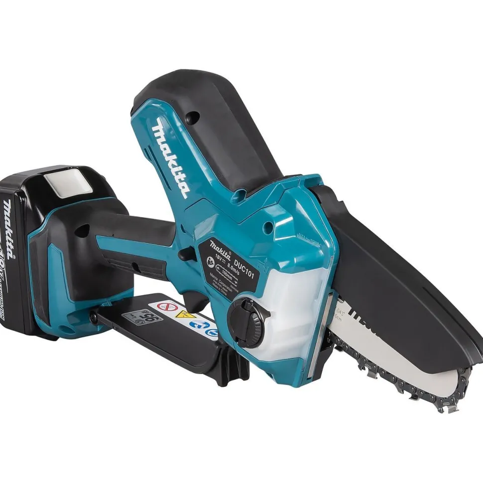 Akkuoksasaha Makita LXT DUC101SF 18V 3,0 Ah akulla