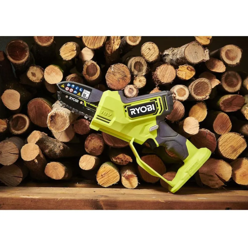 Akkuoksasaha Ryobi RY18PSX10A-120 18V 10 cm 2,0 Ah akulla