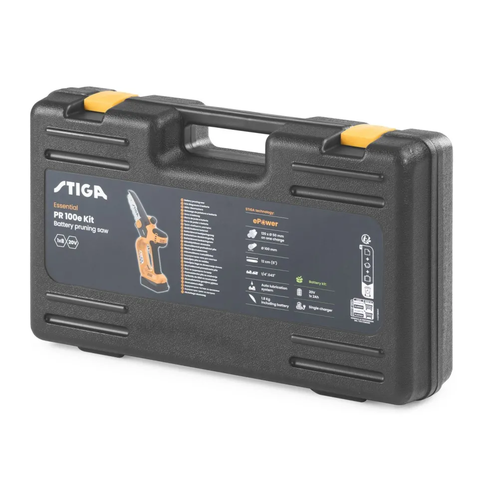 Akkuoksasaha Stiga PR 100e Kit 5" 20V akulla