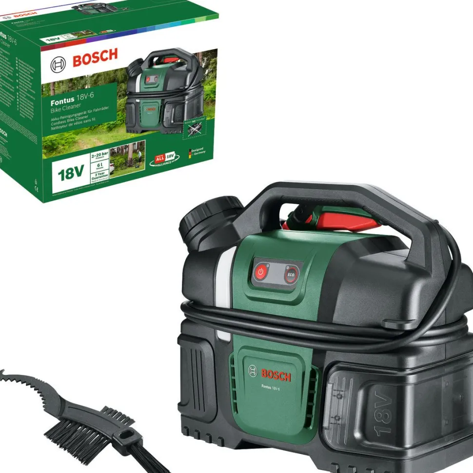 Akkupainepesuri Bosch Fontus 18V-6 Bike Cleaner Solo 18V ilman akkua