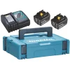 Akkupaketti Makita LXT 18V PowerPack 2x5,0 Ah ja DC18RC + Makpac