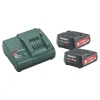 Akkupaketti Metabo 12V 2x2.0 Ah laturilla SC 30