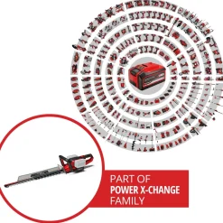 Akkupensasleikkuri Einhell Power X-Change GE-CH 36/65 Li Solo ilman akkua