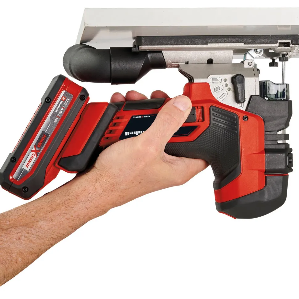 Akkupistosaha Einhell PXC TP-JST 18/135 Li BL-Solo 18V ilman akkua