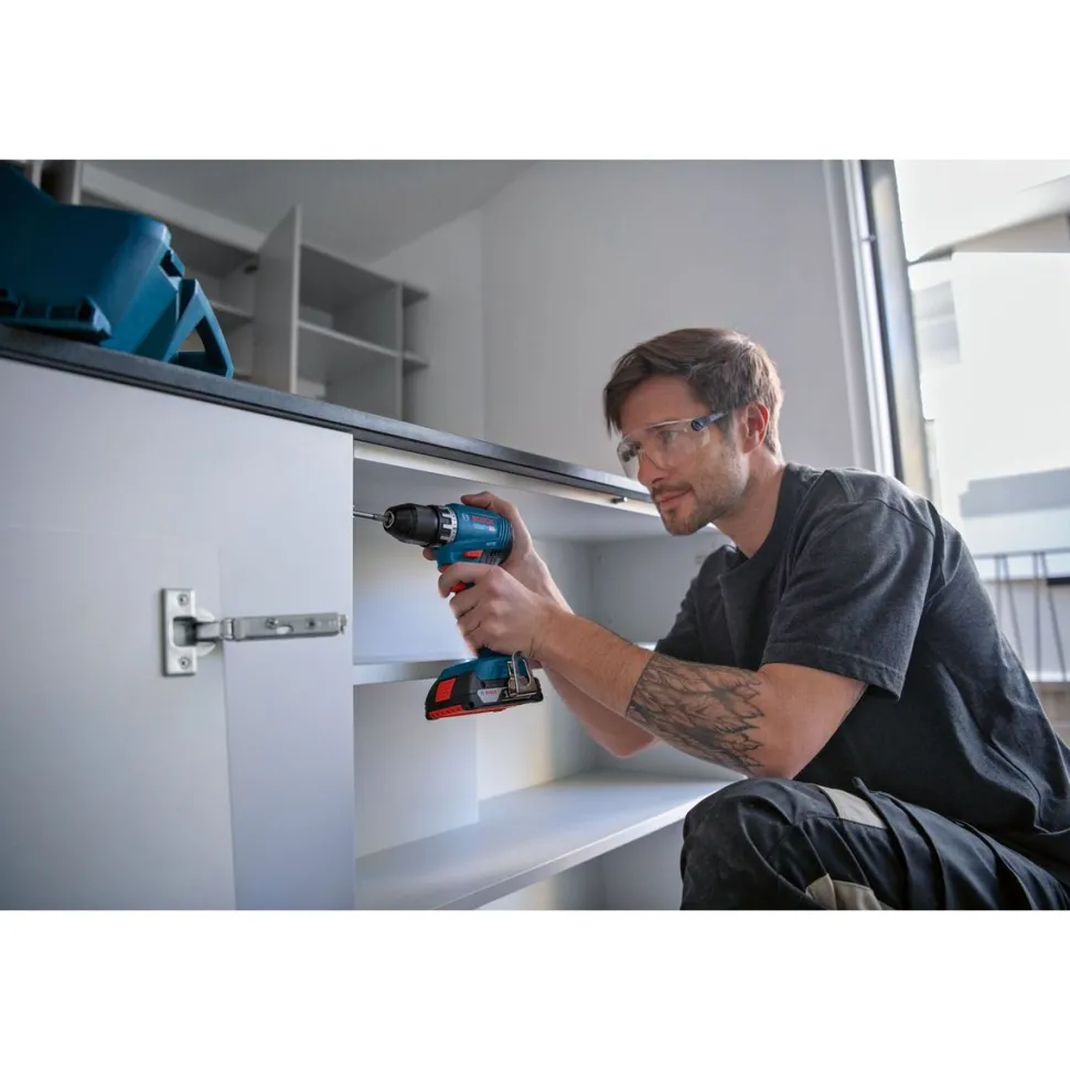 Akkuporakone Bosch Professional GRS 18V-45 18V 2x2,0 Ah akuilla + L-Boxx
