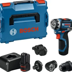 Akkuporakone Bosch Professional GSR 12V-32 FC 12V 2x2,0 Ah akuilla + 4xGFA + L-Boxx