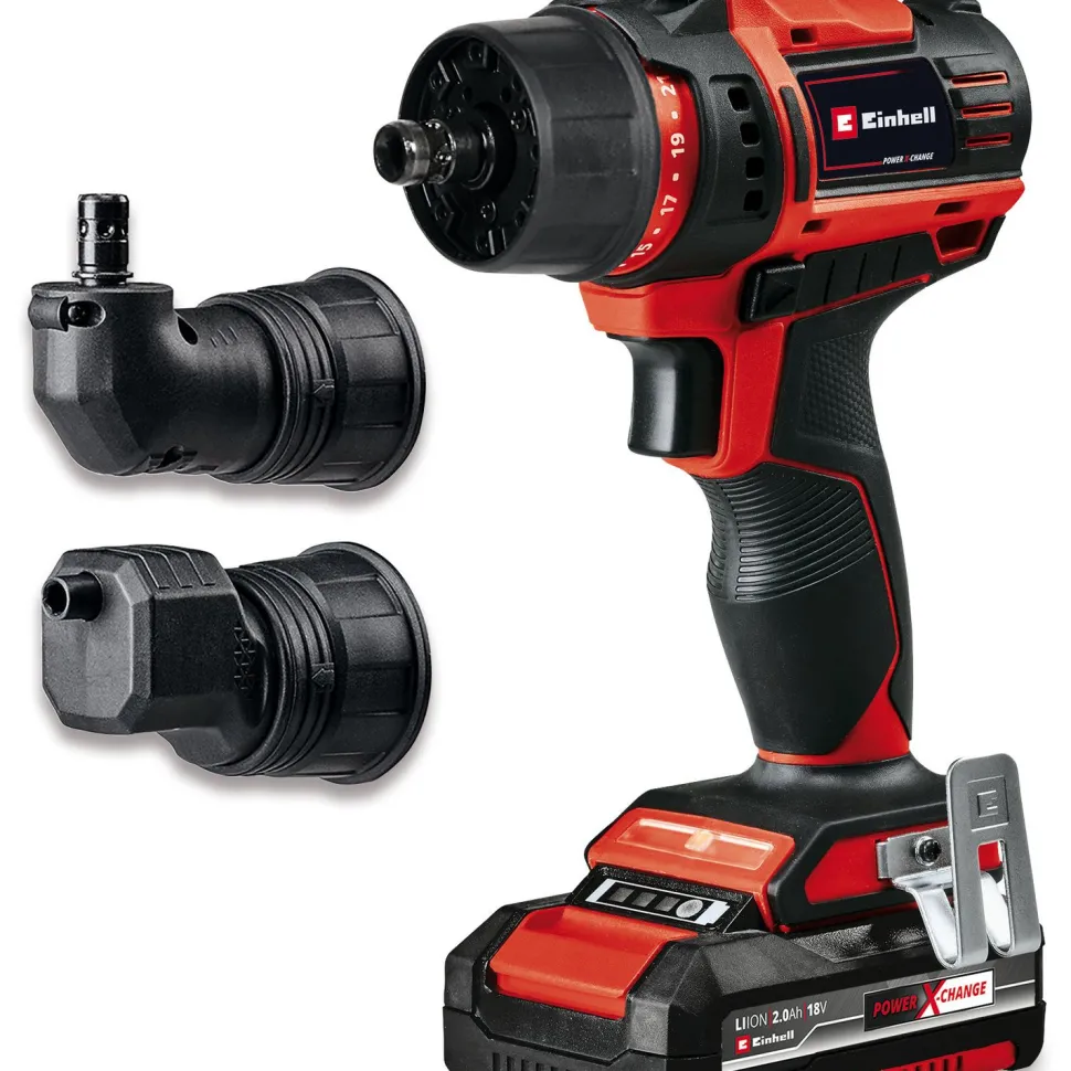 Akkuporakone Einhell PXC TE-CD 18/45 3X-Li +22 18V 2x2,0 Ah akuilla