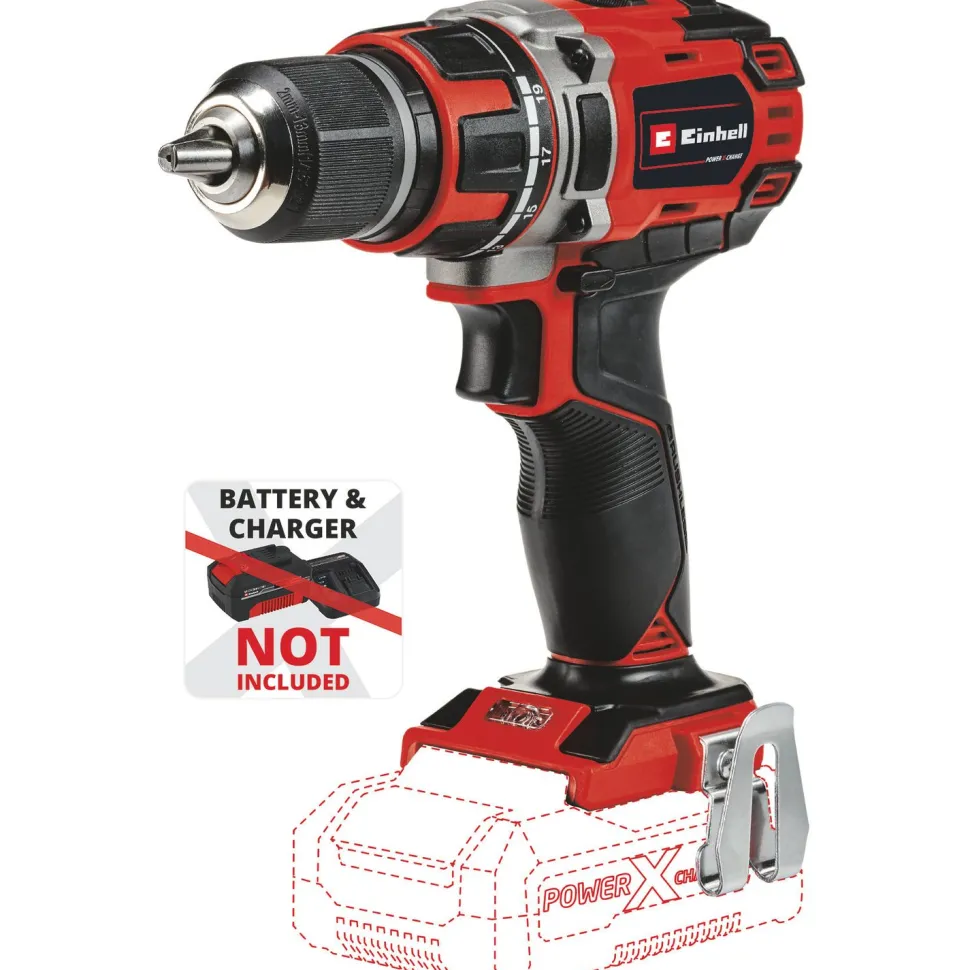 Akkuporakone Einhell PXC TP-CD 18/50 Li BL-Solo 18V ilman akkua