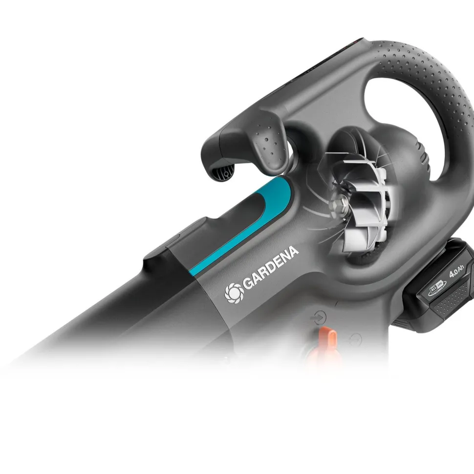 Akkupuhallin-imuri Gardena PowerJet Collect P4A 18V 4,0 Ah akulla
