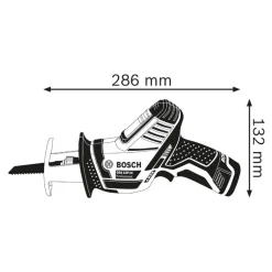 Akkupuukkosaha Bosch Professional GSA 12V-14 Solo ilman akkua + L-Boxx